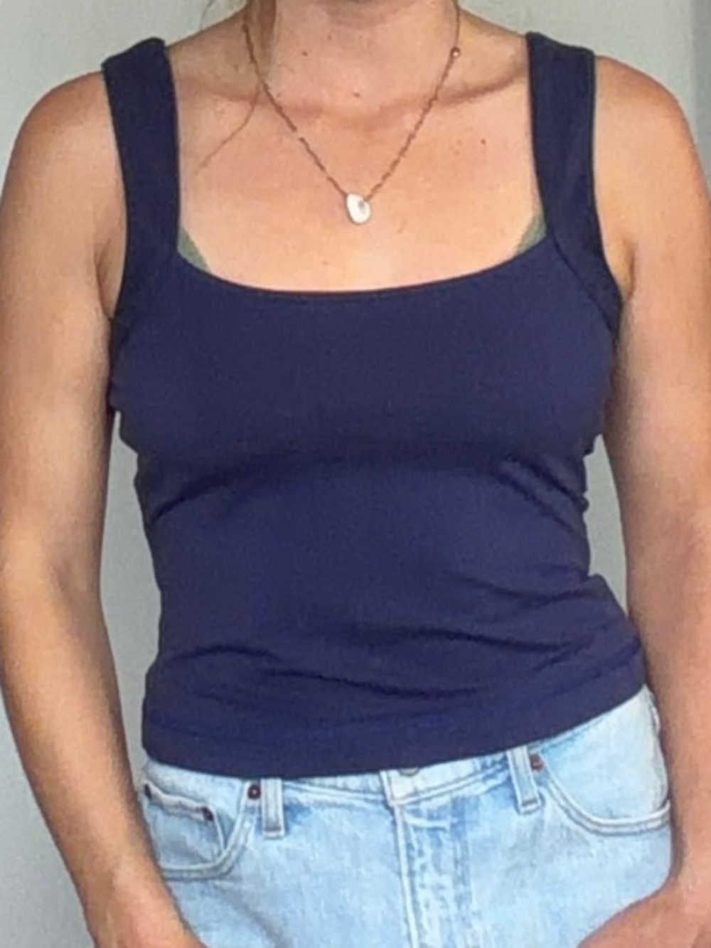 Maeve Anthropologie Ink Blue Tank Top